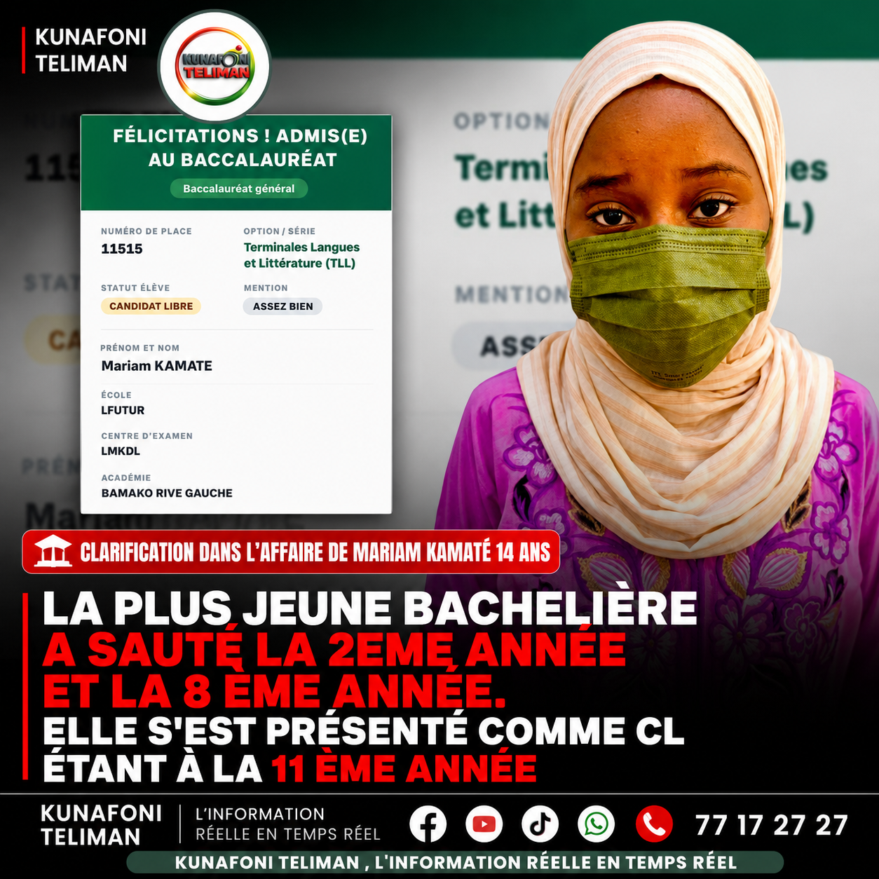 Parcours exceptionnel ou anomalie du système ? Le cas de la jeune bachelière de 14 ans qui secoue la toile